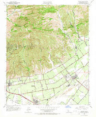 Saticoy California Historical topographic map, 1:24000 scale, 7.5 X 7.5 Minute, Year 1951