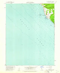 Saunders Reef California Historical topographic map, 1:24000 scale, 7.5 X 7.5 Minute, Year 1960