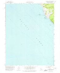 Saunders Reef California Historical topographic map, 1:24000 scale, 7.5 X 7.5 Minute, Year 1960