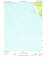 Saunders Reef California Historical topographic map, 1:24000 scale, 7.5 X 7.5 Minute, Year 1960