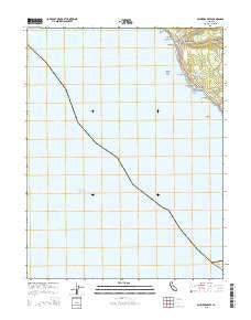 Saunders Reef California Current topographic map, 1:24000 scale, 7.5 X 7.5 Minute, Year 2015