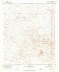 Savahia Peak California Historical topographic map, 1:24000 scale, 7.5 X 7.5 Minute, Year 1971