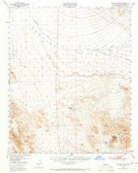 Savahia Peak California Historical topographic map, 1:62500 scale, 15 X 15 Minute, Year 1950