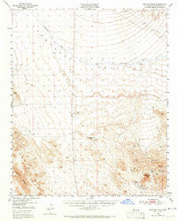 Savahia Peak California Historical topographic map, 1:62500 scale, 15 X 15 Minute, Year 1950