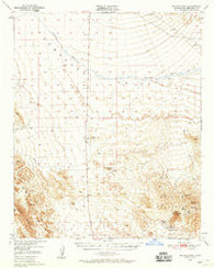 Savahia Peak California Historical topographic map, 1:62500 scale, 15 X 15 Minute, Year 1950
