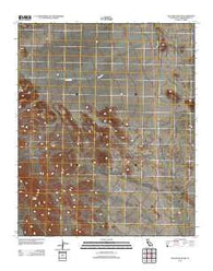 Savahia Peak SW California Historical topographic map, 1:24000 scale, 7.5 X 7.5 Minute, Year 2012