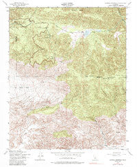 Sawmill Mountain California Historical topographic map, 1:24000 scale, 7.5 X 7.5 Minute, Year 1943
