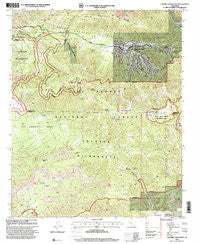 Sawmill Mountain California Historical topographic map, 1:24000 scale, 7.5 X 7.5 Minute, Year 1995
