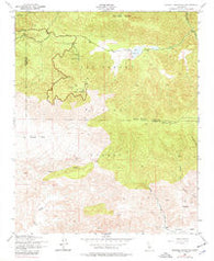 Sawmill Mountain California Historical topographic map, 1:24000 scale, 7.5 X 7.5 Minute, Year 1943