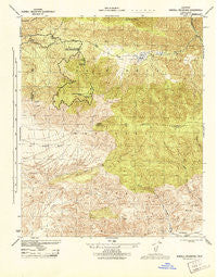 Sawmill Mountain California Historical topographic map, 1:31680 scale, 7.5 X 7.5 Minute, Year 1944