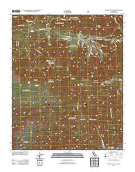 Sawmill Mountain California Historical topographic map, 1:24000 scale, 7.5 X 7.5 Minute, Year 2012