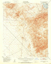 Sawtooth Range California Historical topographic map, 1:62500 scale, 15 X 15 Minute, Year 1951