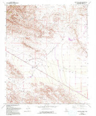 Sawtooth Ridge California Historical topographic map, 1:24000 scale, 7.5 X 7.5 Minute, Year 1961