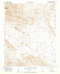 Sawtooth Ridge California Historical topographic map, 1:24000 scale, 7.5 X 7.5 Minute, Year 1961