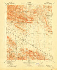Sawtooth Ridge California Historical topographic map, 1:31680 scale, 7.5 X 7.5 Minute, Year 1943