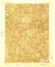 Sawyers Bar California Historical topographic map, 1:125000 scale, 30 X 30 Minute, Year 1923
