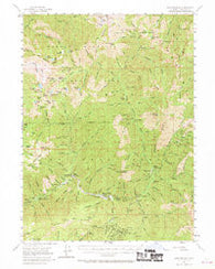 Sawyers Bar California Historical topographic map, 1:62500 scale, 15 X 15 Minute, Year 1955