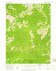 Sawyers Bar California Historical topographic map, 1:62500 scale, 15 X 15 Minute, Year 1955