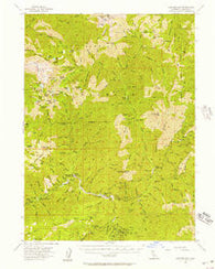 Sawyers Bar California Historical topographic map, 1:62500 scale, 15 X 15 Minute, Year 1955