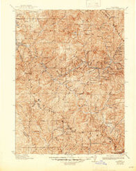 Sawyers Bar California Historical topographic map, 1:125000 scale, 30 X 30 Minute, Year 1923