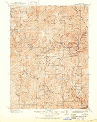 Sawyers Bar California Historical topographic map, 1:125000 scale, 30 X 30 Minute, Year 1923