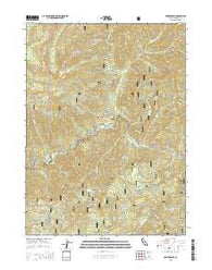 Sawyers Bar California Current topographic map, 1:24000 scale, 7.5 X 7.5 Minute, Year 2015