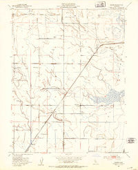 Saxon California Historical topographic map, 1:24000 scale, 7.5 X 7.5 Minute, Year 1952