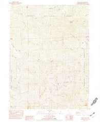Schell Mtn California Historical topographic map, 1:24000 scale, 7.5 X 7.5 Minute, Year 1982