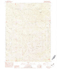 Schell Mtn California Historical topographic map, 1:24000 scale, 7.5 X 7.5 Minute, Year 1982