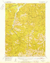 Schell Mtn California Historical topographic map, 1:62500 scale, 15 X 15 Minute, Year 1952