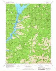 Schell Mtn California Historical topographic map, 1:62500 scale, 15 X 15 Minute, Year 1967