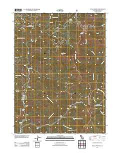 Schell Mountain California Historical topographic map, 1:24000 scale, 7.5 X 7.5 Minute, Year 2012