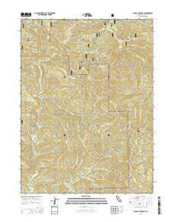Schell Mountain California Current topographic map, 1:24000 scale, 7.5 X 7.5 Minute, Year 2015