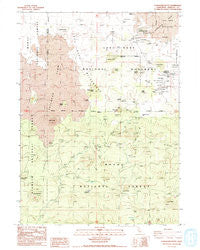 Schonchin Butte California Historical topographic map, 1:24000 scale, 7.5 X 7.5 Minute, Year 1988
