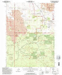 Schonchin Butte California Historical topographic map, 1:24000 scale, 7.5 X 7.5 Minute, Year 1993