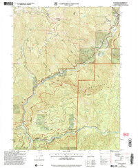 Scott Bar California Historical topographic map, 1:24000 scale, 7.5 X 7.5 Minute, Year 2001