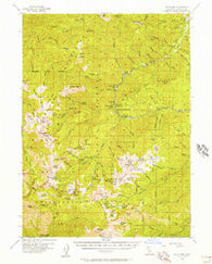 Scott Bar California Historical topographic map, 1:62500 scale, 15 X 15 Minute, Year 1955