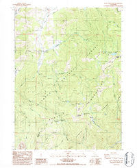 Scott Mountain California Historical topographic map, 1:24000 scale, 7.5 X 7.5 Minute, Year 1986