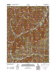 Scott Bar California Historical topographic map, 1:24000 scale, 7.5 X 7.5 Minute, Year 2012
