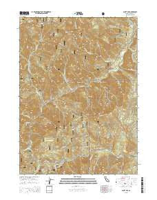 Scott Bar California Current topographic map, 1:24000 scale, 7.5 X 7.5 Minute, Year 2015