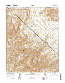 Scottys Castle California Current topographic map, 1:24000 scale, 7.5 X 7.5 Minute, Year 2015