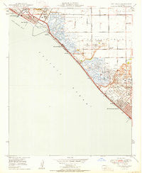 Seal Beach California Historical topographic map, 1:24000 scale, 7.5 X 7.5 Minute, Year 1950