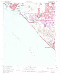 Seal Beach California Historical topographic map, 1:24000 scale, 7.5 X 7.5 Minute, Year 1965