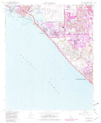 Seal Beach California Historical topographic map, 1:24000 scale, 7.5 X 7.5 Minute, Year 1965