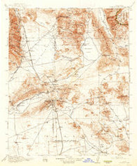 Searles Lake California Historical topographic map, 1:250000 scale, 1 X 1 Degree, Year 1915