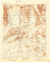 Searles Lake California Historical topographic map, 1:250000 scale, 1 X 1 Degree, Year 1915