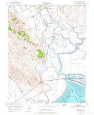 Sears Point California Historical topographic map, 1:24000 scale, 7.5 X 7.5 Minute, Year 1951