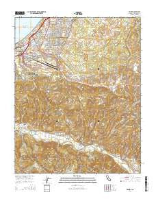 Seaside California Current topographic map, 1:24000 scale, 7.5 X 7.5 Minute, Year 2015