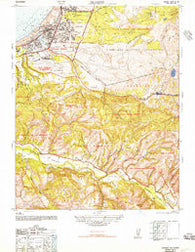 Seaside California Historical topographic map, 1:24000 scale, 7.5 X 7.5 Minute, Year 1948
