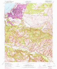 Seaside California Historical topographic map, 1:24000 scale, 7.5 X 7.5 Minute, Year 1947
